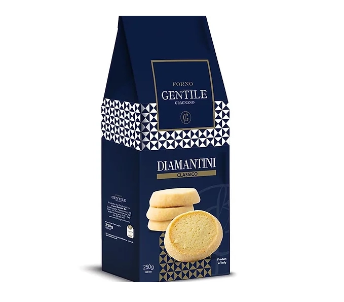 Biscuiti Artizanali Clasici Cu Unt Diamantini Gentile 250G 0